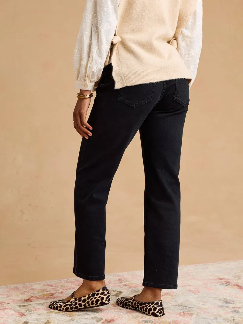 Envie De Fraise Umstansjeans Mom-Fit ENVIE DE FRAISE, Schwarz denim, – Produktbild 3 von 4