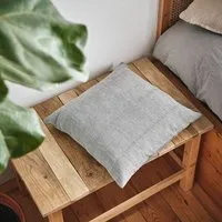 HängemattenGlück HängemattenGlück Kissenbezug aus reiner Bio Baumwolle 60x60cm Grautöne, Hellgrau (grau), – Produktbild 1 von 1