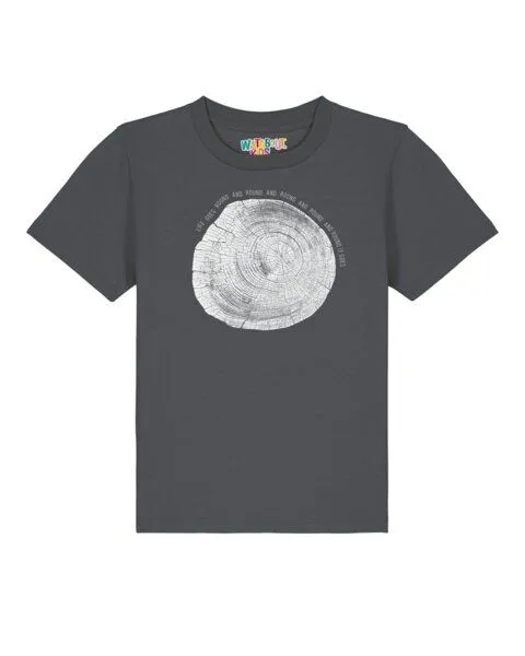watabout.kids watabout.kids T-Shirt Kinder Baumscheibe, Anthracite, – Produktbild 1 von 2