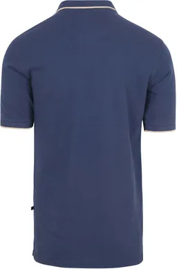 Suitable Suitable Respect Poloshirt Tip Ferry Denim Blau - Größe S – Produktbild 1 von 1