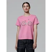 watapparel watapparel T-Shirt Frauen Mint Bike, Bubble pink, – Produktbild 1 von 1
