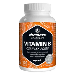 vitamaze Vitamaze VITAMIN B-Complex extra hochdosiert vegan – Produktbild 1 von 1