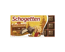 Schogetten Schogetten Schokolade, Trumpf Schogetten Winterstückchen á la Churros Milchschokolade 100g – Produktbild 1 von 1