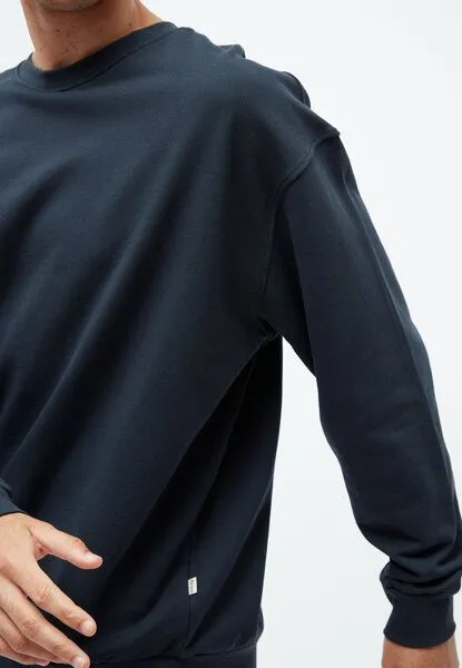 Givn Berlin Givn Berlin Sweater GBCEDRICO relaxed Fit aus Bio-Baumwolle - Midnight Blue, Blau, – Produktbild 3 von 4