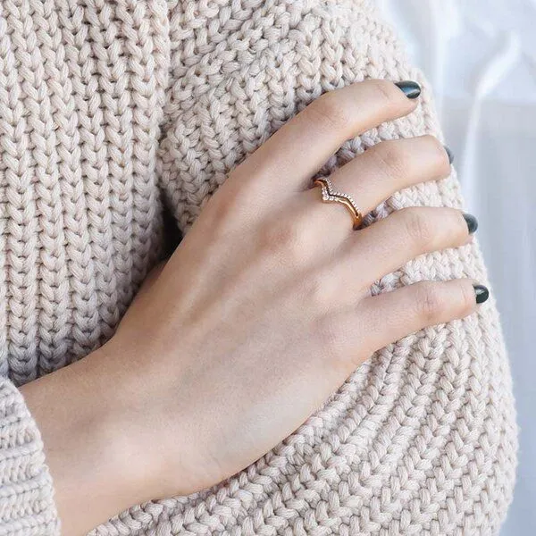 Eppi Eppi Ausgeschnittener Ring mit Lab Grown Diamanten Themba, Weiss, – Produktbild 3 von 4