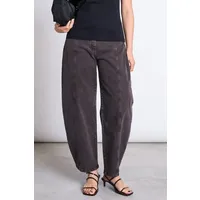 JAN N JUNE JAN 'N JUNE Damen vegan Barrel Jeans Faya Mud – Produktbild 1 von 1