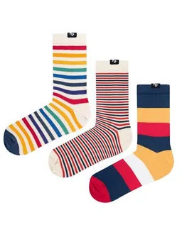 Natural Vibes Natural Vibes Bunte Socken Bio GOTS | Herren Damen Socken | Stripes – Produktbild 1 von 1