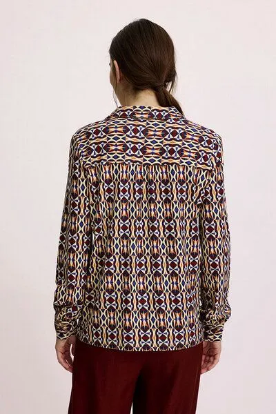 Tranquillo Tranquillo Bluse aus EcoVero™ Viskose, Ethno, – Produktbild 6 von 6