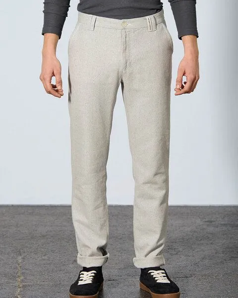 HempAge HempAge Hanf Chino Hose, Weiss (natur), – Produktbild 2 von 4