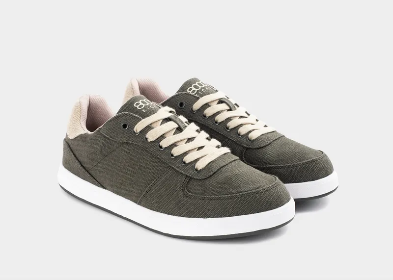 8000kicks EU 8000kicks EU Herren vegan Sneaker Seeker, Olivgrün, – Produktbild 2 von 2