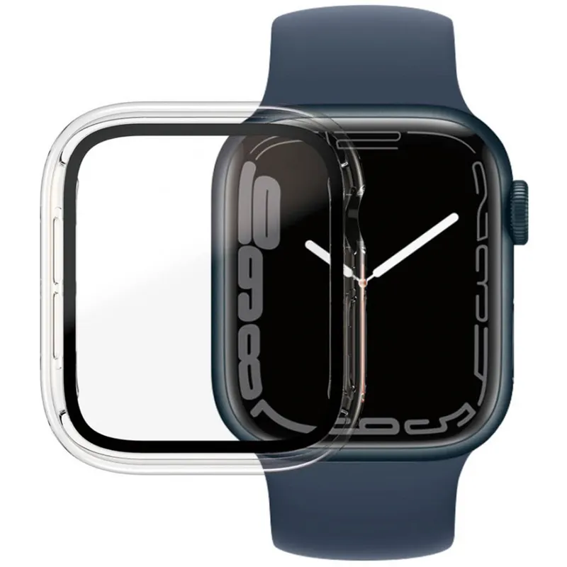 PanzerGlass Displayschutz Full Body Apple Watch Series 8 | 7 | 45mm | Transparent (3659) – Produktbild 2 von 2