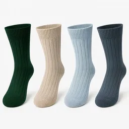 Bruno Barella Bruno Barella Alpaka Nordlicht Men – Thermo Socken aus Alpakawolle & Schafwolle, 4er Set – Produktbild 1 von 1