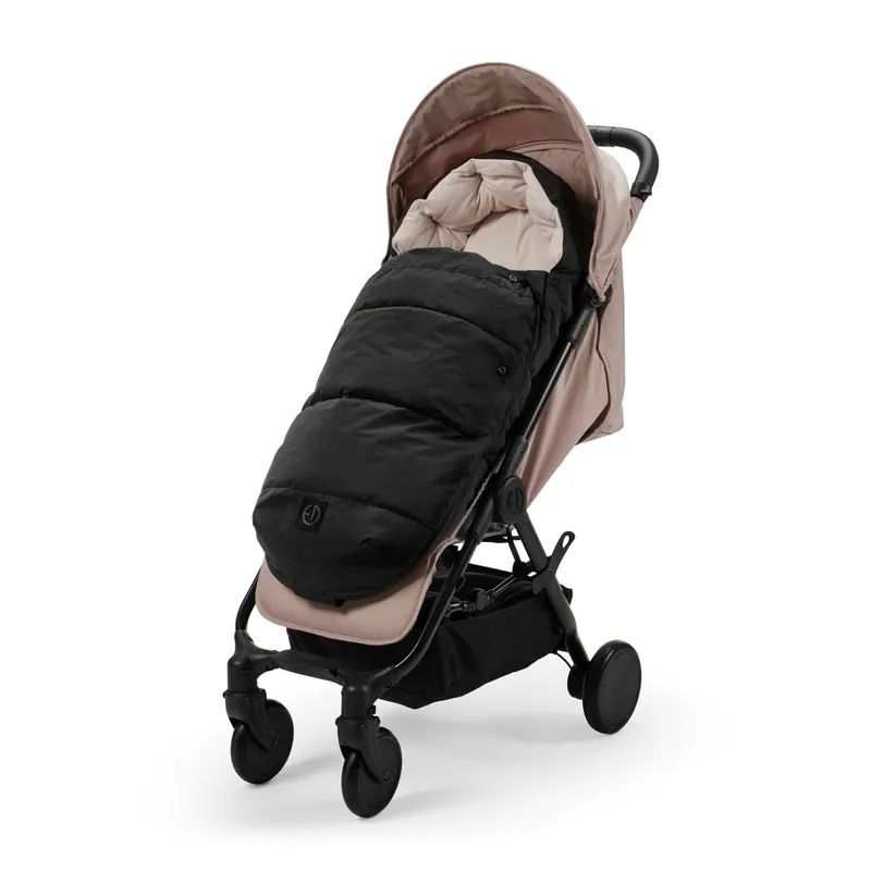 Elodie Elodie Fußsack Wolle & Daunen schwarz 110x50cm – Produktbild 2 von 2