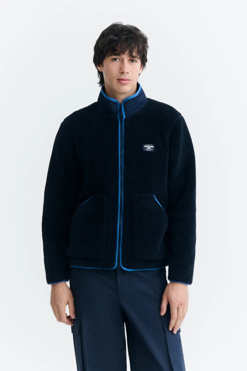 thinking mu Thinking MU Herren vegan Jacke Marcos Navy, Blau, – Produktbild 2 von 2