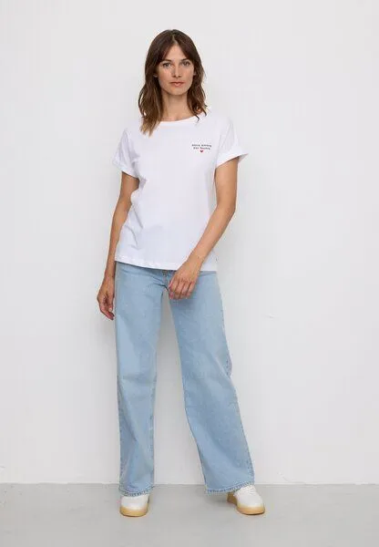 recolution Damen T-Shirt aus Bio-Baumwolle - CAYENNE MORE AMORE - recolution, White (weiß), – Produktbild 4 von 4