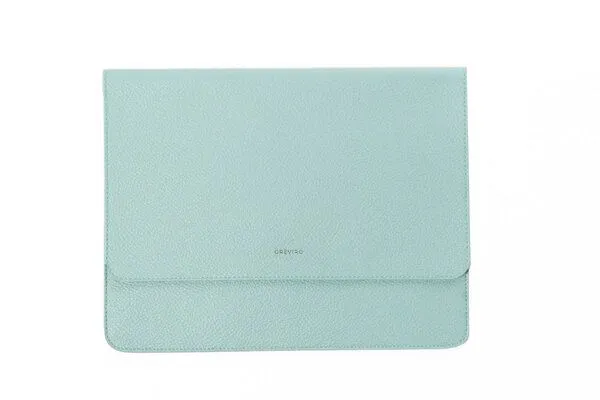 GREVIRO GREVIRO Tablet Tasche aus Kaktusleder (vegan) - für iPad Pro / iPad Air / Surface / Galaxy Tab, Skyblue (hellblau), – Produktbild 1 von 4