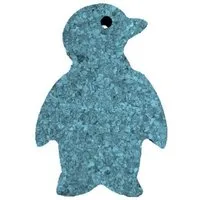 Korxx Spielzeug-Pinguin in türkis aus Kork | Türkiser Pinguin von Korxx – Produktbild 1 von 1