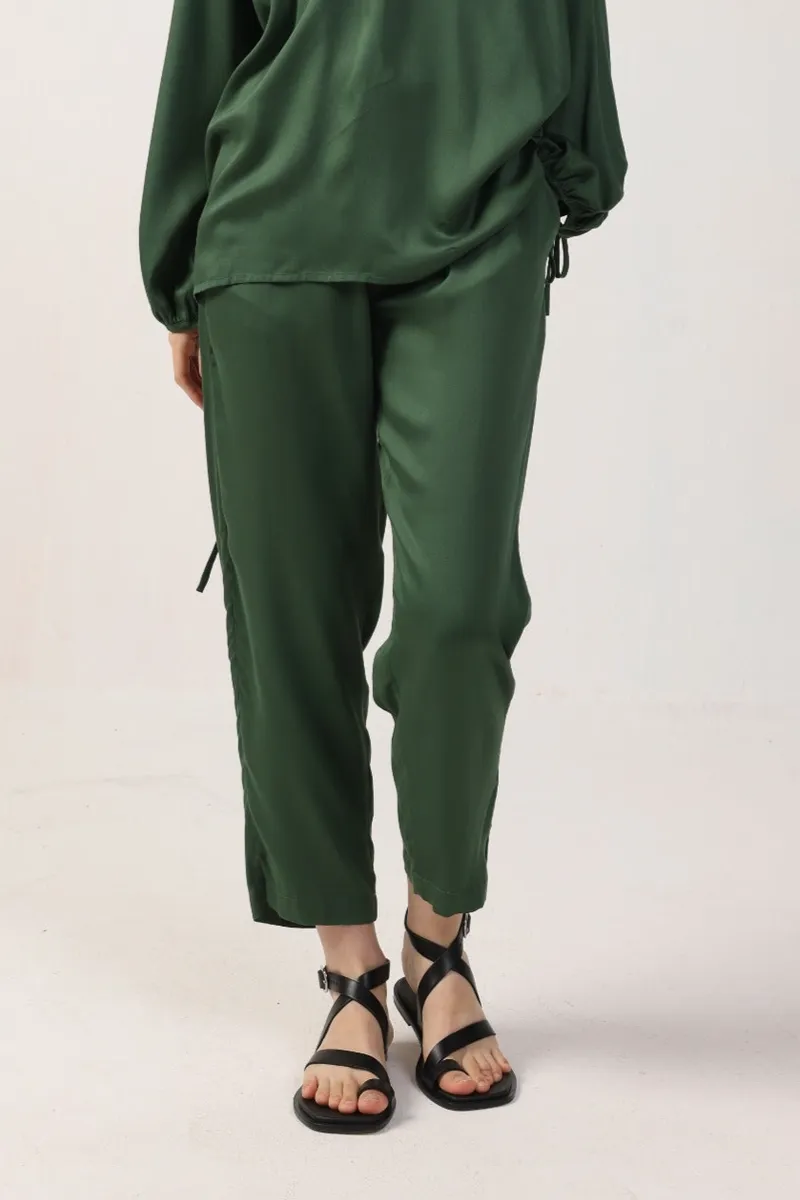 Neu Nomads Neu Nomads Damen vegan Hose Belmont Moos, Dunkelgrün, – Produktbild 1 von 1