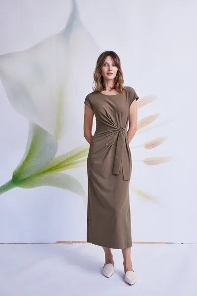 LANA Organic LANA Organic elegantes Sommerkleid, Modell Marly, Caspers, – Produktbild 2 von 4