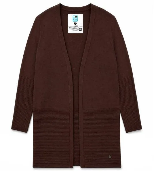 Gary Mash GARY MASH Cardigan Libby aus Feinstrick, Braun, – Produktbild 3 von 4