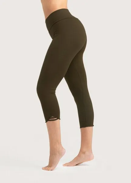 Frija Omina Frija Omina Bio Capri Leggings Feel, Forest (grün), – Produktbild 1 von 2