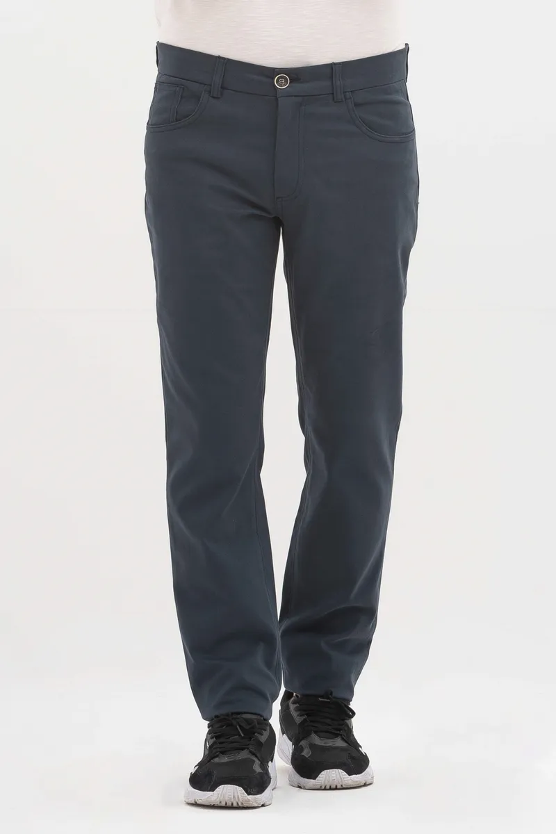 ORGANICATION ORGANICATION Herren vegan Hose Regular Fit Navy, Extra dunkelblau, – Produktbild 2 von 2