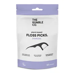 The Humble The Humble Co. Floss Picks Aktivkohle - 50 Stück – Produktbild 1 von 1