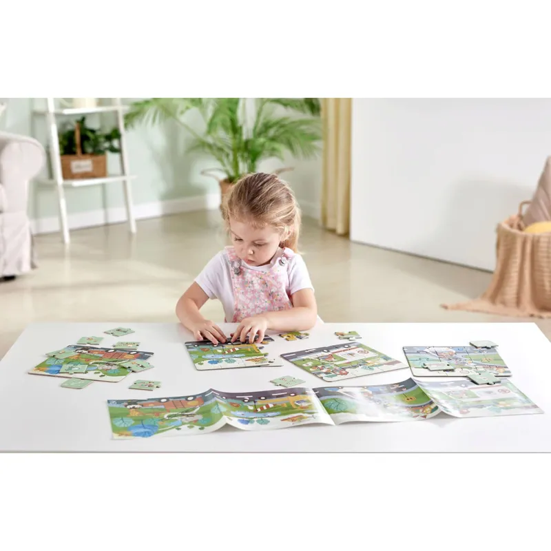 Hape Hape Puzzle Rettungsfahrzeuge, Mehrfarbig, – Produktbild 2 von 3