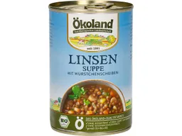 Ökoland Ökoland Bio-Linsensuppe mit Würstchen, 400 g – Produktbild 1 von 1