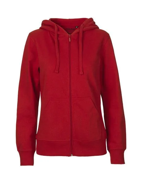 Neutral® - 3FREUNDE Neutral® - 3FREUNDE Frauen Hoodie Zipped, Rot, – Produktbild 1 von 4
