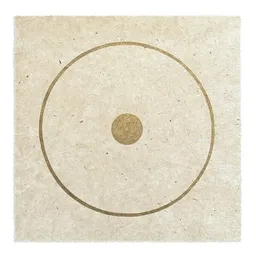 Veskor Cassiopeia Veskor Cassiopeia CENTRAL ORBIT Linoldruck | 22 × 22 cm | Gold auf Rosenholz – Produktbild 1 von 1