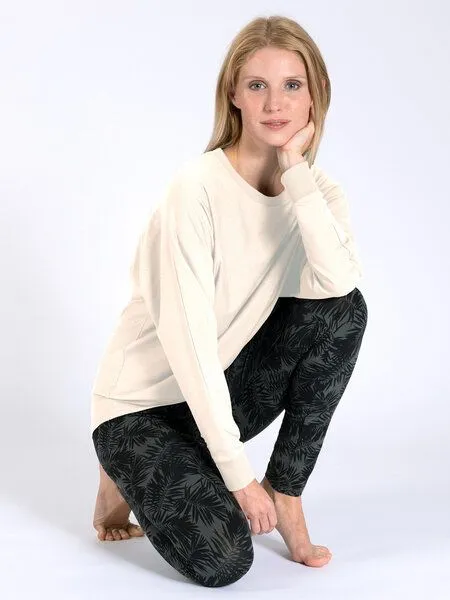 Magadi Magadi Yoga Sweater Anna aus Naturmaterial, Natur (off white), – Produktbild 4 von 4