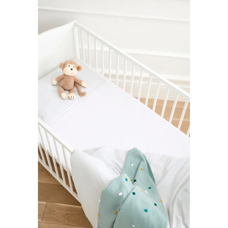 baby-walz Baby-Walz Basics Spannbetttuch TENCEL™ 40x90 cm, Weiss, – Produktbild 2 von 2