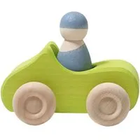 Grimms Grimms Kleines Cabrio Spielzeugauto aus Lindenholz, grün lasiert Maße 11 x 9 x 7 cm – Produktbild 1 von 1