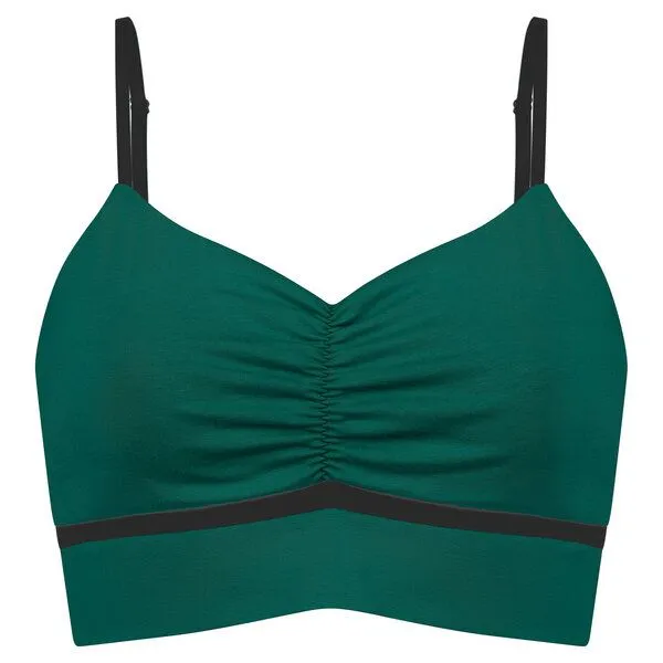Frija Omina Frija Omina Bio Bustier Yoga, Smaragd, – Produktbild 1 von 4