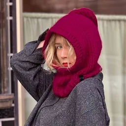 PANAPUFA PANAPUFA Handgestrickte Balaclava Kapuze – 100 % Merinowolle – Produktbild 1 von 1