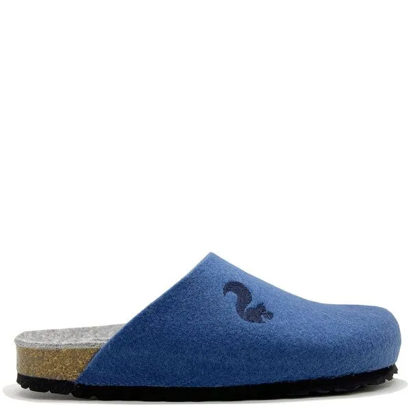 thies Veganer Bio Clog "thies ® PET" uni, aus recycelten Flaschen, fair produziert mit Tieffussbett, Ocean (blau), – Produktbild 1 von 4