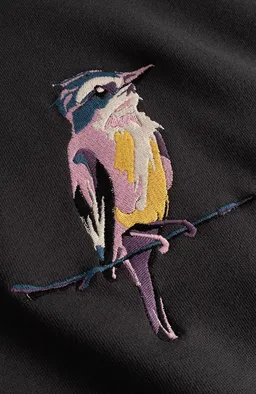 Dedicated DEDICATED Damen vegan Pullover Ystad Painted Bird In Grau – Produktbild 1 von 1