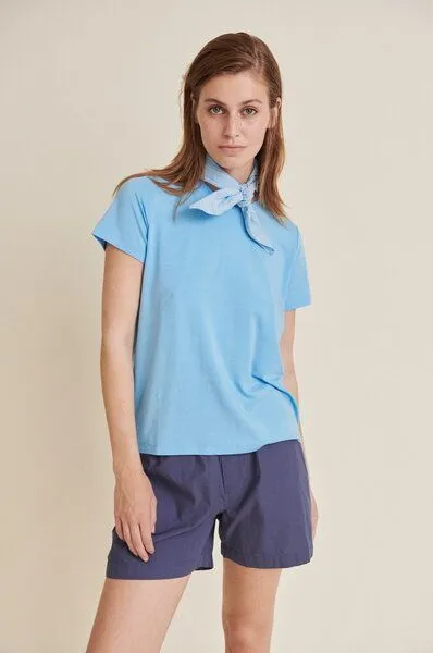Basic Apparel Basic Apparel T-Shirt JOLANDA aus Tencel, Blau (alaskan blue), – Produktbild 1 von 4