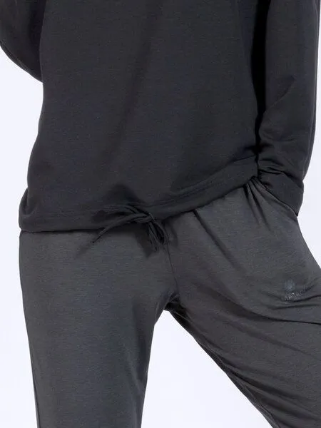 Magadi Magadi Yoga Sweater GIGI, Schwarz, – Produktbild 3 von 4