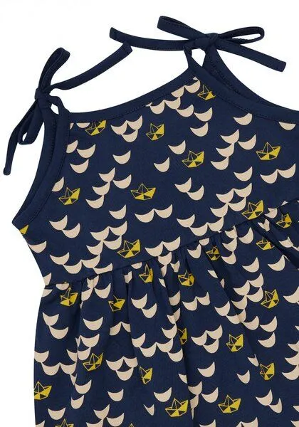 loud + proud loud + proud Babys & Kinder Kleid Druck, GOTS-zertifiziert, Ultramarine(blau), – Produktbild 2 von 2