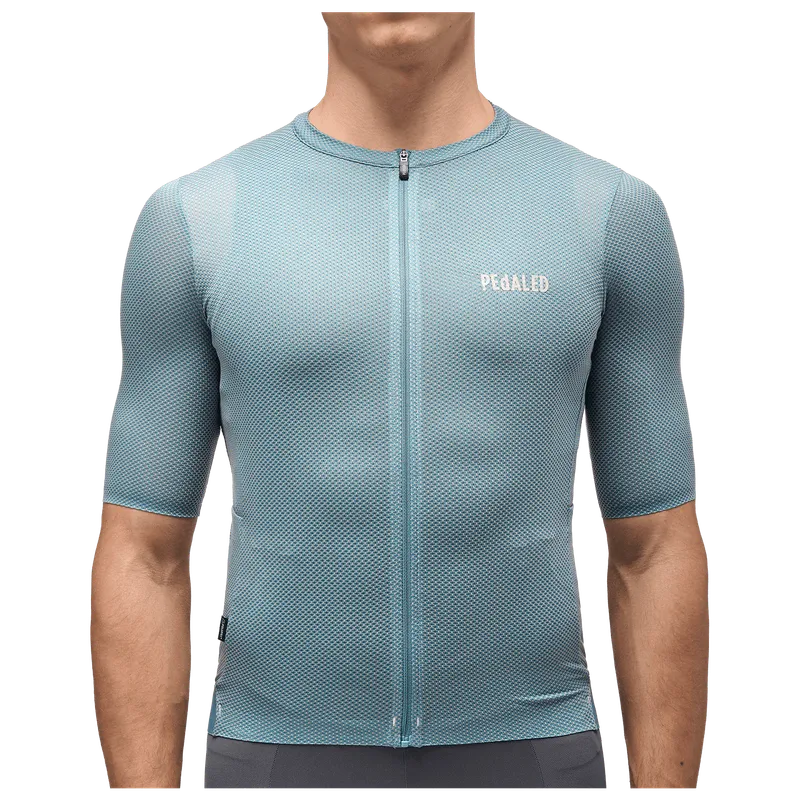 Pedaled PEDALED Odyssey Delta Kurzarmtrikot, für Herren, Hellblau, – Produktbild 1 von 1
