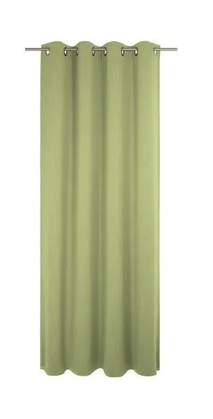 Nature by Adam Nature by Adam Vorhang aus 100% Bio-Baumwolle - Made in Germany - Uni Collection light, Hellgrün, – Produktbild 2 von 7