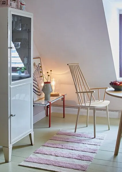 liv interior liv interior Hand-getüfteter Teppich SUGAR, Creme/rosa, – Produktbild 1 von 1