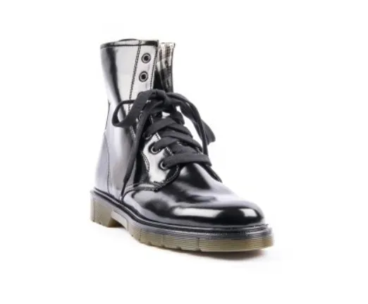 Risorse Future Risorse Future Damen vegan Stiefelette Mr. Vegan, Schwarz, – Produktbild 3 von 3