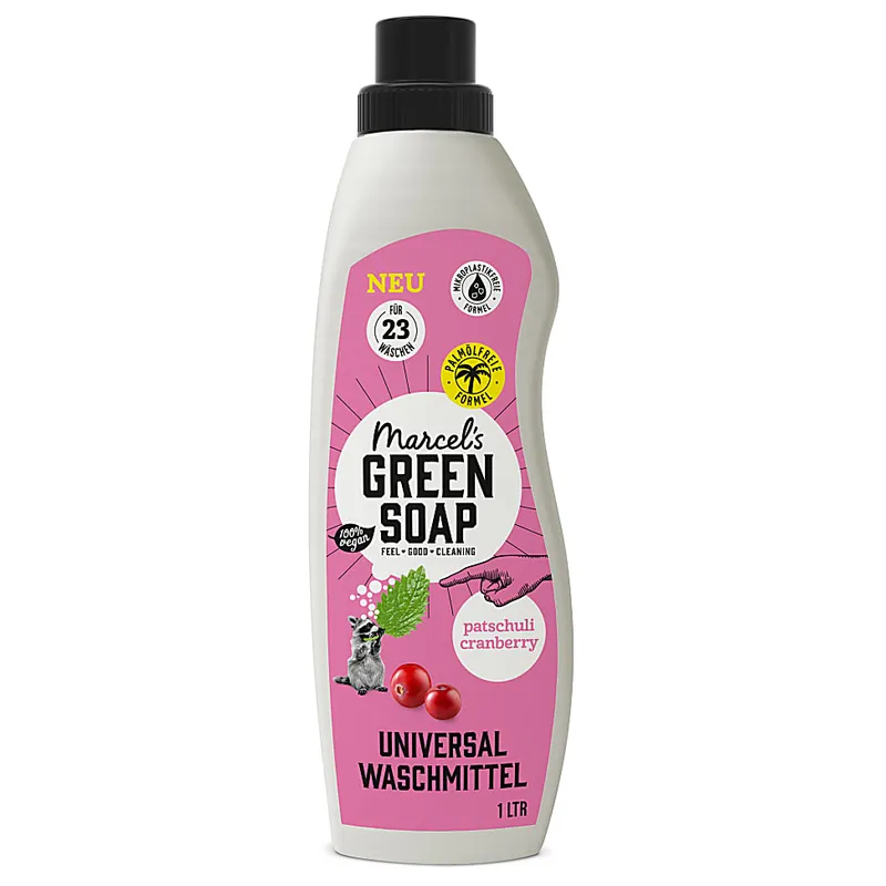 Marcel s Green Soap Marcel s Green Soap Marcel's Green Soap Flüssigwaschmittel Patchouli & Cranberry – Produktbild 1 von 1