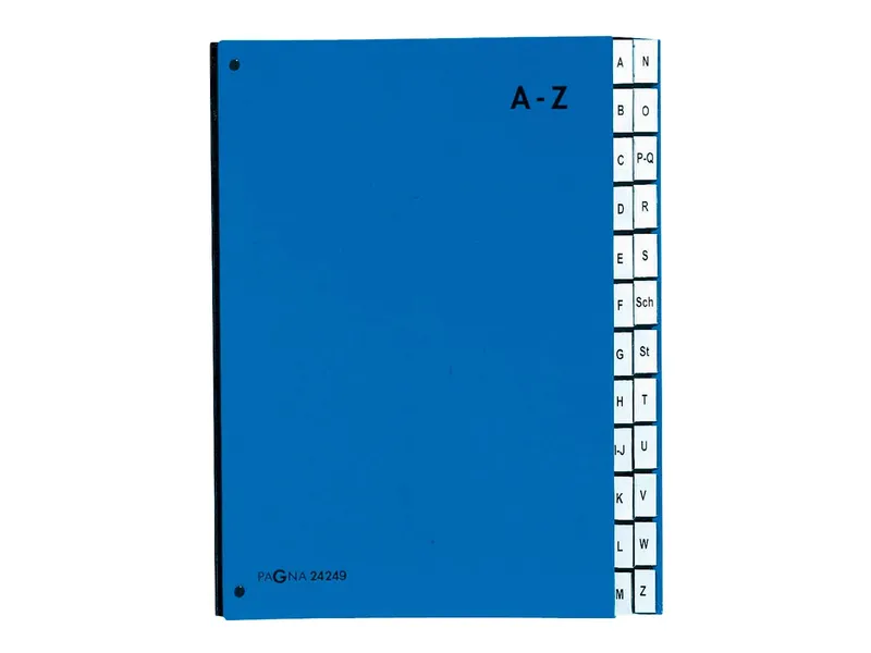 Pagna Pagna Pultordner Taben A-Z, 24-teilig blau – Produktbild 2 von 3