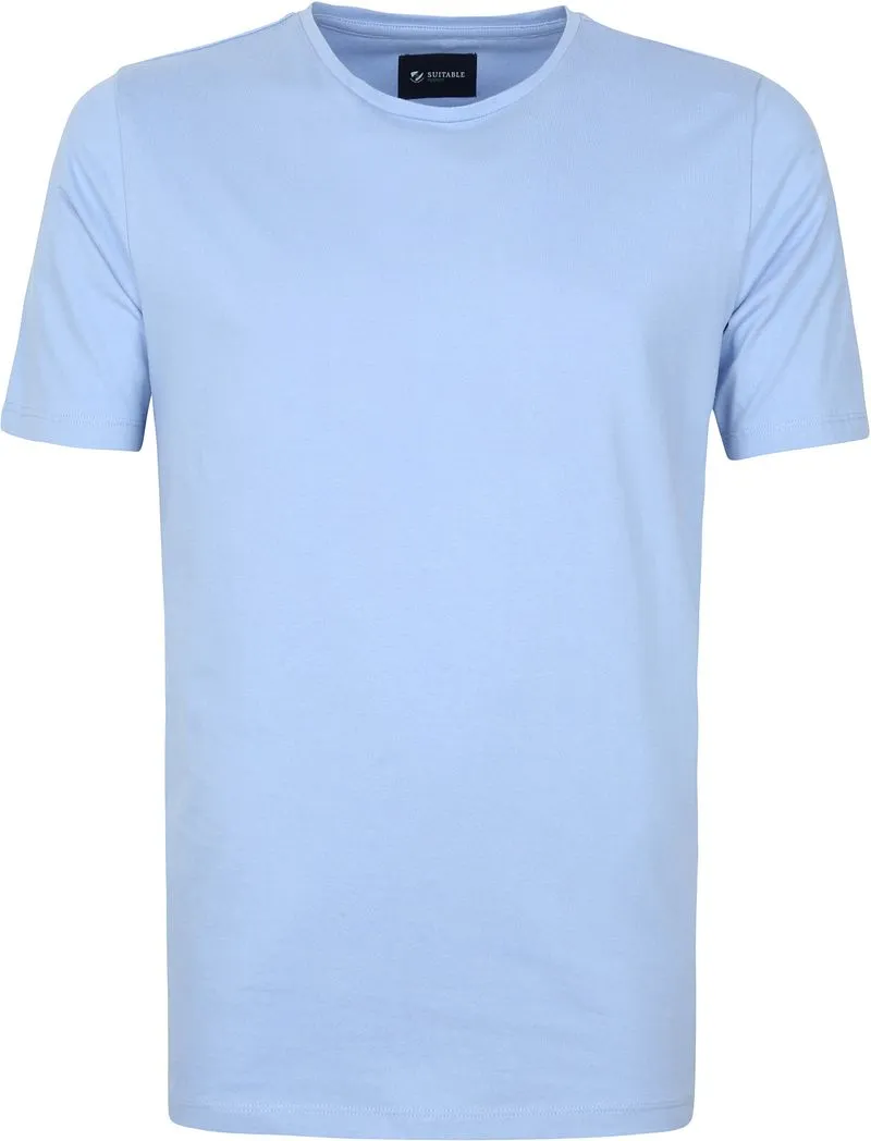 Suitable Suitable Respect T Shirt Jim Hellblau - Größe S, Hellblau, – Produktbild 2 von 4