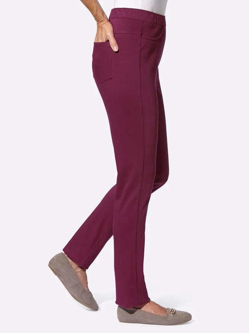 Witt Schlupfhose bordeaux, Bordeaux, – Produktbild 2 von 3