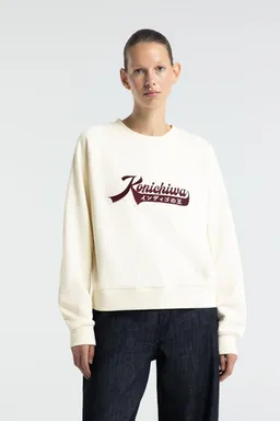 Kings Of Indigo Kings of Indigo Damen vegan Sweatshirt Tajima Cloud Dancer Weiß – Produktbild 1 von 1